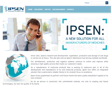 Tablet Screenshot of ipsen-dreux.com